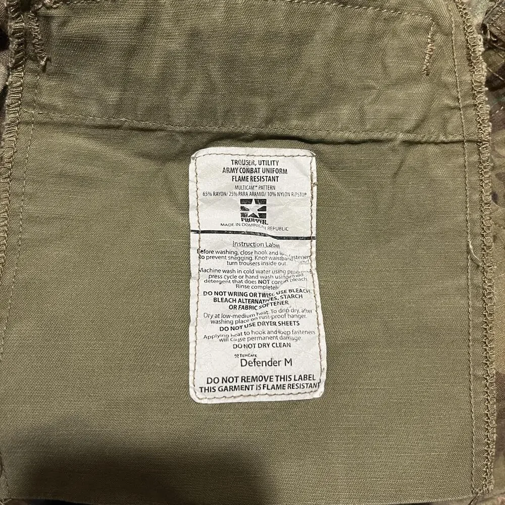Propper Army Combat Uniform Multicam FR Ripstop Cargo Pants Men Camo Small Short